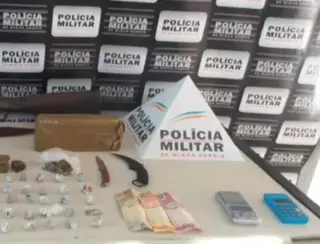 PM prende dois homens com drogas, armas e munições em Monlevade