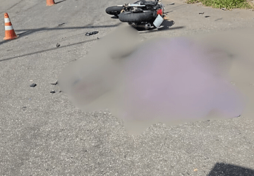 PM encontra caminhão envolvido em acidente fatal em Monlevade, mas motorista não foi localizado 